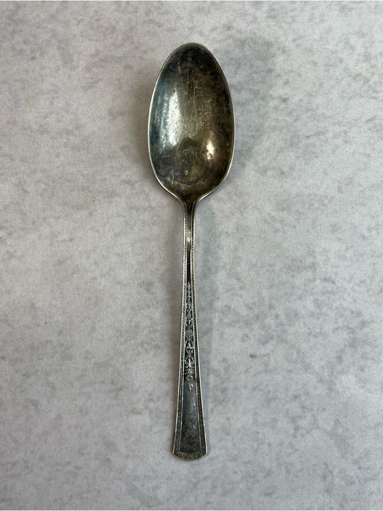 rc co Other - Vintage R.C. Co Silverplate Teaspoon Floral Handle Pat Apd For 6in‎